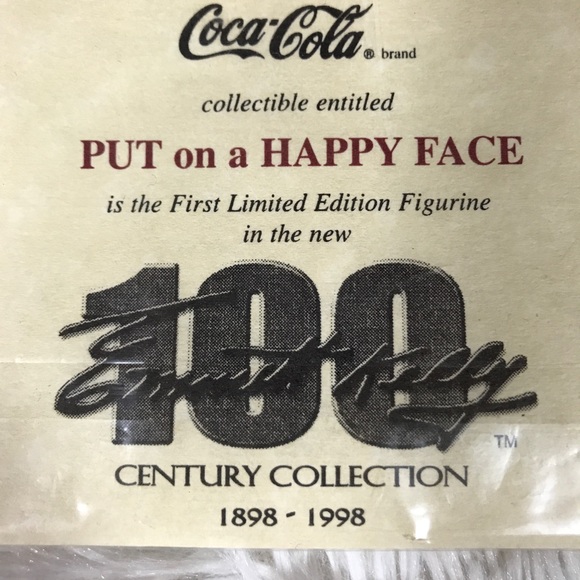 Vintage Coca-Cola Limited Edition Emmett Kelly 'Put on a Happy Face' Figurine - Picture 14 of 16